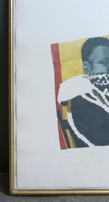 Portrait of Paul Robeson as Brutus Jones by 
																			Richard Yarde