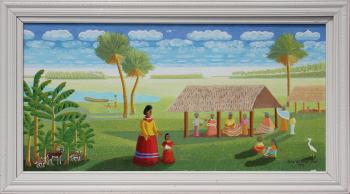 Seminoles in the Everglades by 
																			Joyce Van Tassel Page