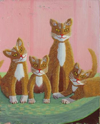 Cat Family by 
																			Joyce Van Tassel Page