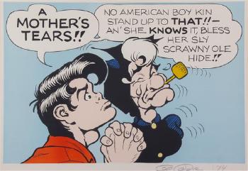 A mother's tears.. by 
																	Al Capp