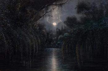 Moonlit River by 
																	Henry Arthur Elkins