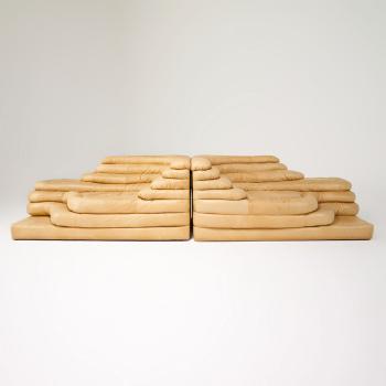 Two Terrazza System sofas by 
																			Ubad Klug