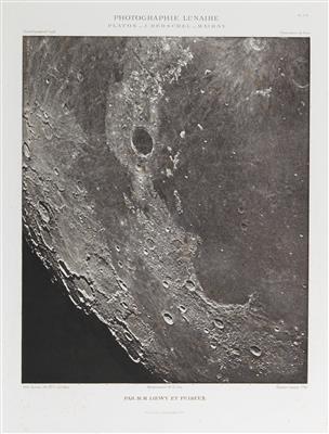Photographie lunaire; Platon-J. Herschel-Mairan by 
																			Maurice Loewy