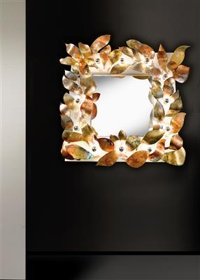 An 'Autumn Leaves' illuminated mirror by 
																	 Off Objects