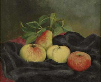 Stilleben mit Äpfeln und Birnen by 
																	Carl Emil Uphoff