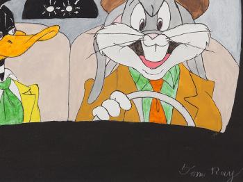 Bugs Bunny & Daffy Duck by 
																			Tom Ray