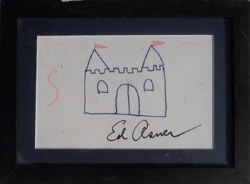 Castle with Balloons Doodle by 
																	Ed Asner