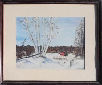 Winter Birches by 
																	Dwight David Eisenhower