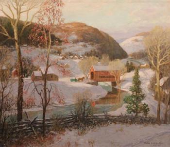 Covered Bridge - Wallkill Valley by 
																			Winfield Scott Clime