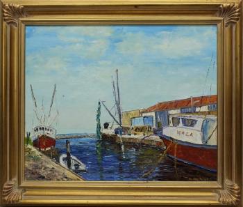 Cape May Harbor by 
																			William Jachwak