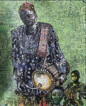 The drummer by 
																	Kunle Adegborioye