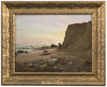 Sunset on the Coast near Santa Barbara, Cal, California coastal by 
																			Alexander F Harmer