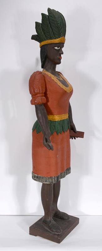 Indian princess tobacconist figure by 
																			Clarence Stringfield