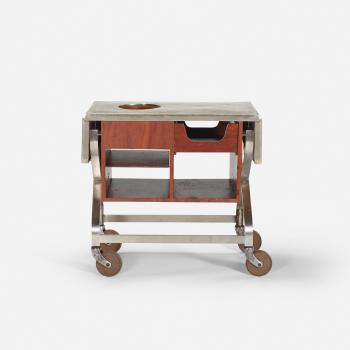 Serving cart by 
																	Garth and Ada Louise Huxtable