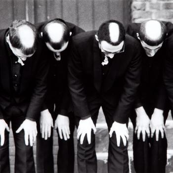 The Monks Bowing by 
																			Gunter Zint