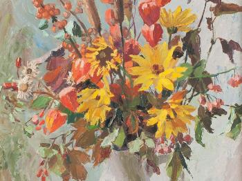 Summer Flowers by 
																			Ferdinand Stammhammer