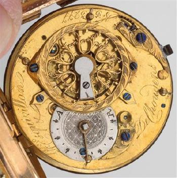 A pocket watch by 
																			 Esquivillon & De Choudens