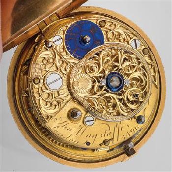 A pocket watch by 
																			Thomas Wagstaffe