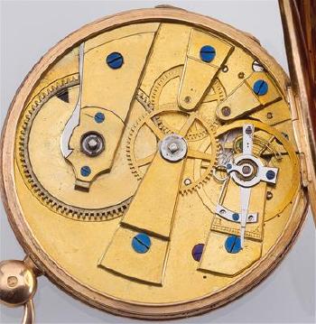 A pocket watch by 
																			 Lepaute and Son