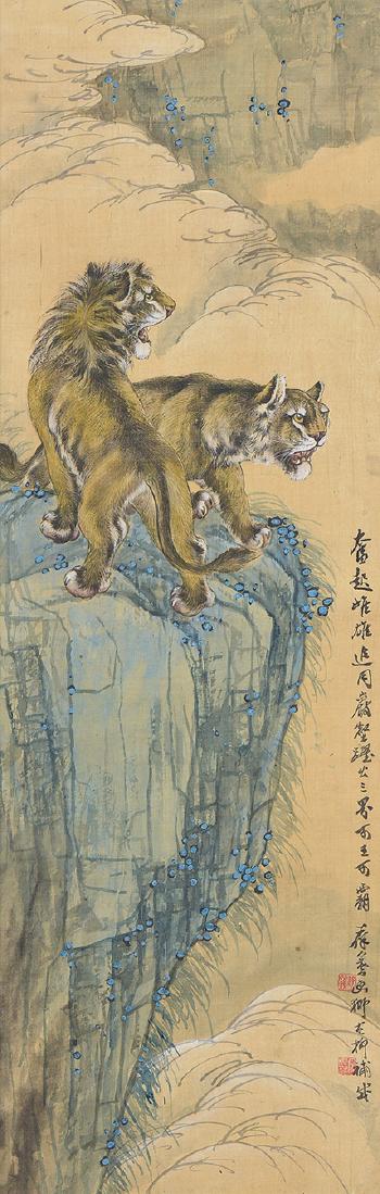 Lions by 
																	 Qin Guliu