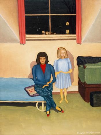 Children in room at night by 
																	Douglas MacDiarmid