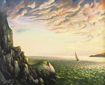 Bound for distant shores by 
																			Vladimir Kush