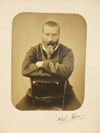 Portrait d’Alphonse Karr by 
																	Luigi Crette