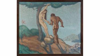 Adam et Eve by 
																	Fernand Majorel