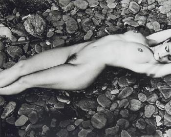 Nude on Rocks by 
																	John Swannell