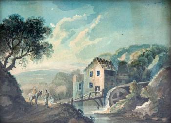 Landscape with Mill by 
																	John Henry Campbell