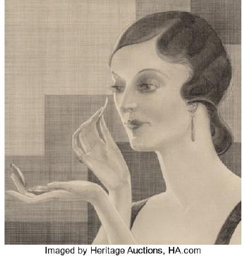 Portrait of a Woman by 
																			Ferdinand Edward Walcher