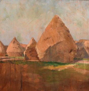 Haystacks by 
																			Romeo Toogood