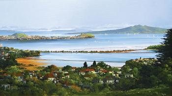 Waitemata Harbour from Mt Hobson by 
																	Peter J Wallers