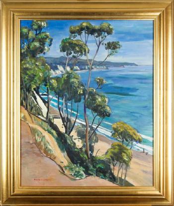Cliffs At Santa Barbara by 
																			Humbert Curcuru