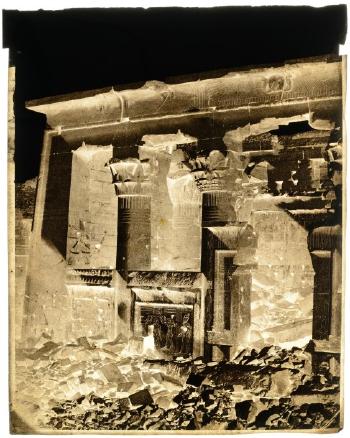 Temple de Kalabschi (temple de Kapcheh), Nubie, by 
																	Francois Joseph Edouard de Campigneulles