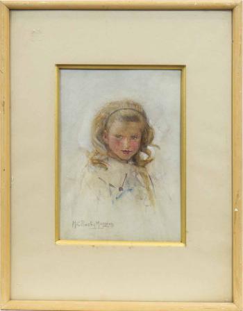 Portrait of a child by 
																	Hannah C Preston MacGoun