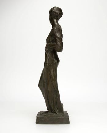 A standing woman by 
																			Ettore Cadorin