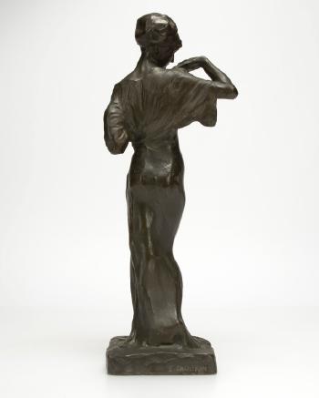 A standing woman by 
																			Ettore Cadorin