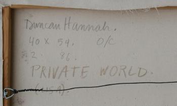 Private World (Lisa) by 
																			Duncan Hannah
