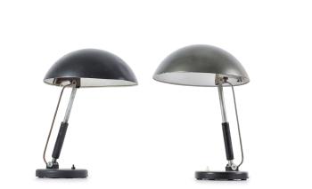 Two table lights by 
																			Karl Trabert