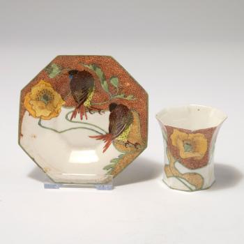 Cup and saucer by 
																			Willem Hartgring