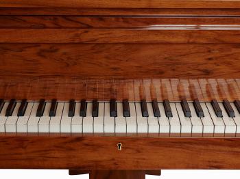 Bell Shaped Grand Piano & Stool, Strohmenger by 
																			 John Strohmenger & Son