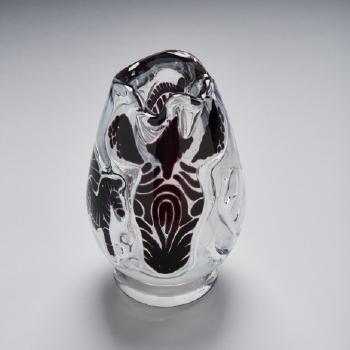 Zebror by 
																			 Orrefors Glassworks