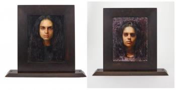 Natalie Twice: a double-sided work by 
																	Steven Assael