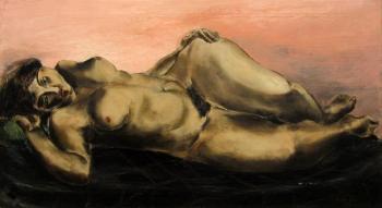 Reclining Nude by 
																	Bumpei Usui