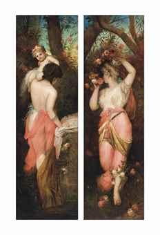 Flower maidens by 
																	A Rovello
