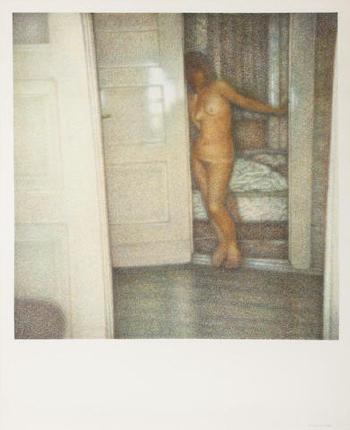 Nude at the door by 
																	Yiannis Psychopedis