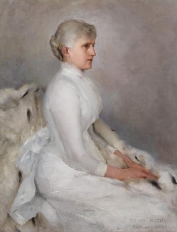 To my mother portrait of Maria Sophia (Fernald) Tarbell (1840-1910) by 
																			Edmund C Tarbell