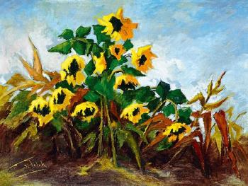 Sunflowers by 
																	Norbert Sztelek