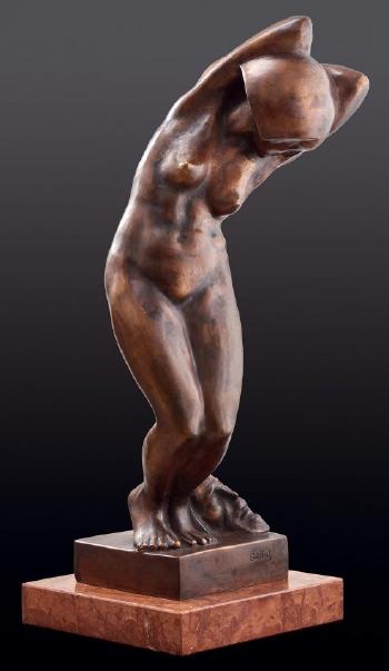 Female nude (Salome) by 
																	Nador Gallas
